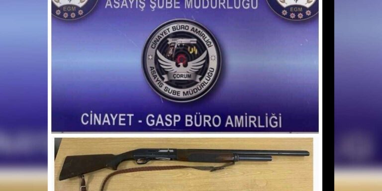 Çorum’da asayiş uygulamalarında silah ve uyuşturucu madde ele geçirildi