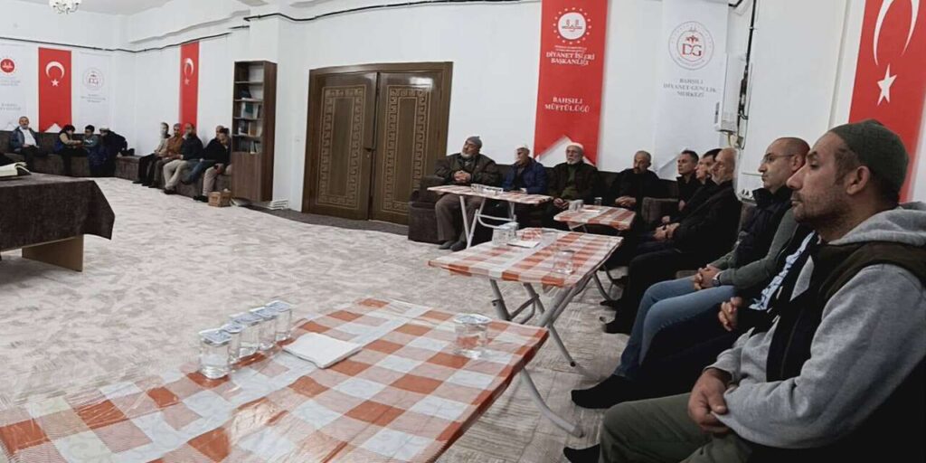 Bahşılı’da manevi buluşma! Güncel meseleler ve inanç konuları konuşuldu