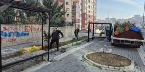 Yahşihan’ın cadde ve yeşil alanlarında bakım mesaisi