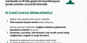 Aile ve Sosyal Hizmetler Bakanlığından şiddet mağdurları için hukuki koruma vurgusu
