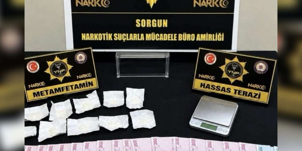 Yozgat’ta uyuşturucu operasyonunda 1 kişi tutuklandı