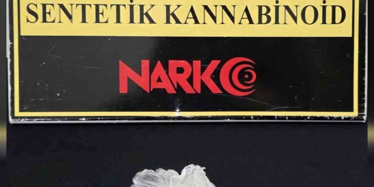 Kırşehir’de uyuşturucu operasyonu: 1 tutuklama